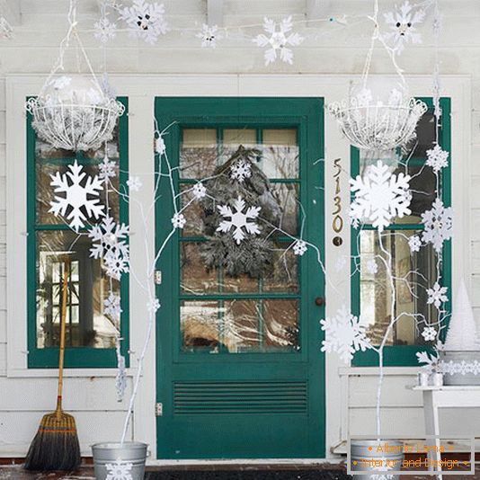 10 ideas for decorating the porch for Christmas