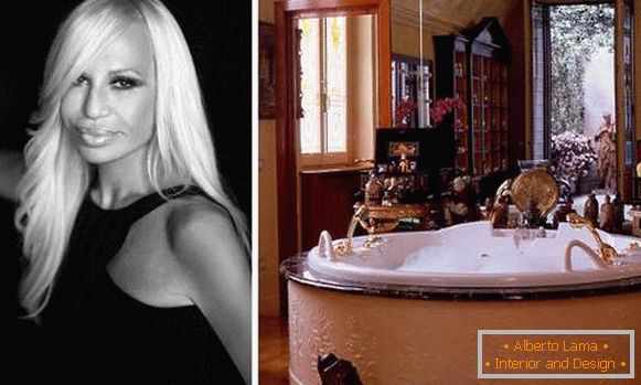Donatella's bathroom Versace