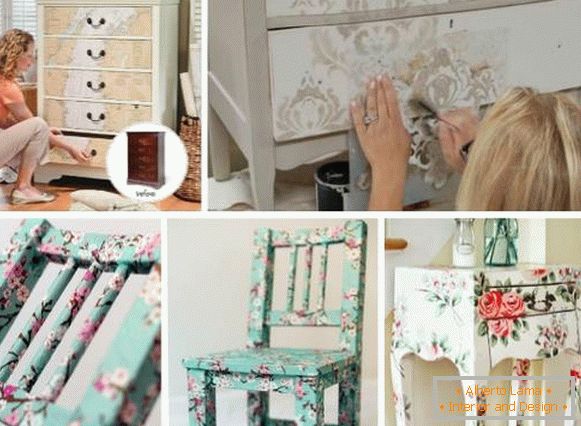 Furniture and decor with your own hands for the home with a photo