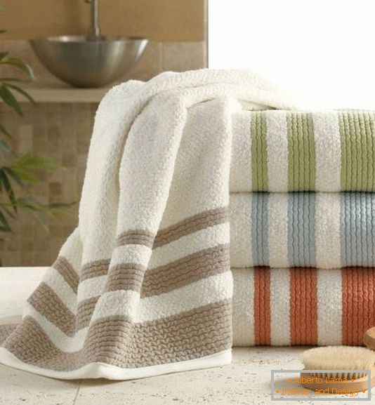 Soft towels for the bathroom