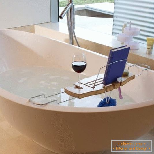 Functional tray for bath