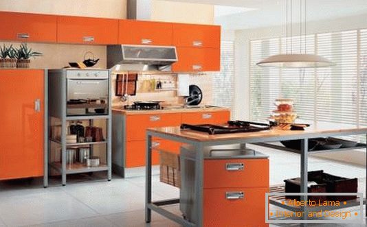 Kitchen design without a rest zone