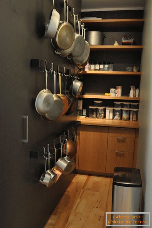 Storing dishes in the kitchen