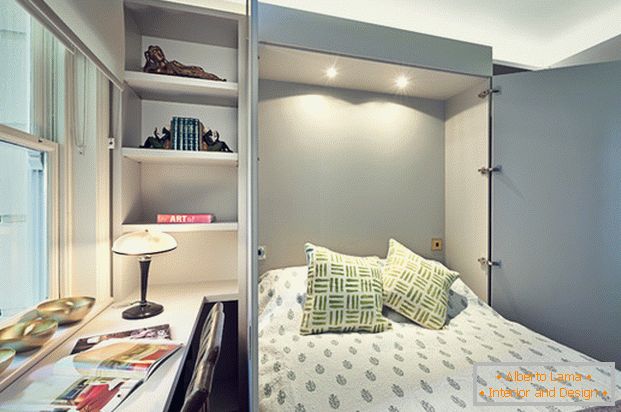 Bed in the closet
