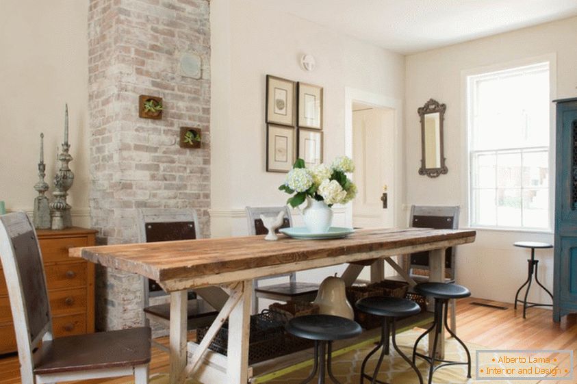 12 ways to add rustic motifs to the interior of your dining room