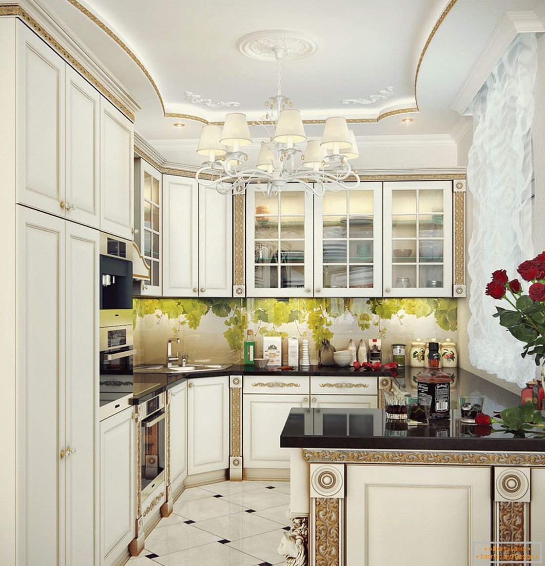 Designer kitchen interior