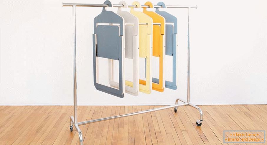 Designer hanger for small rooms