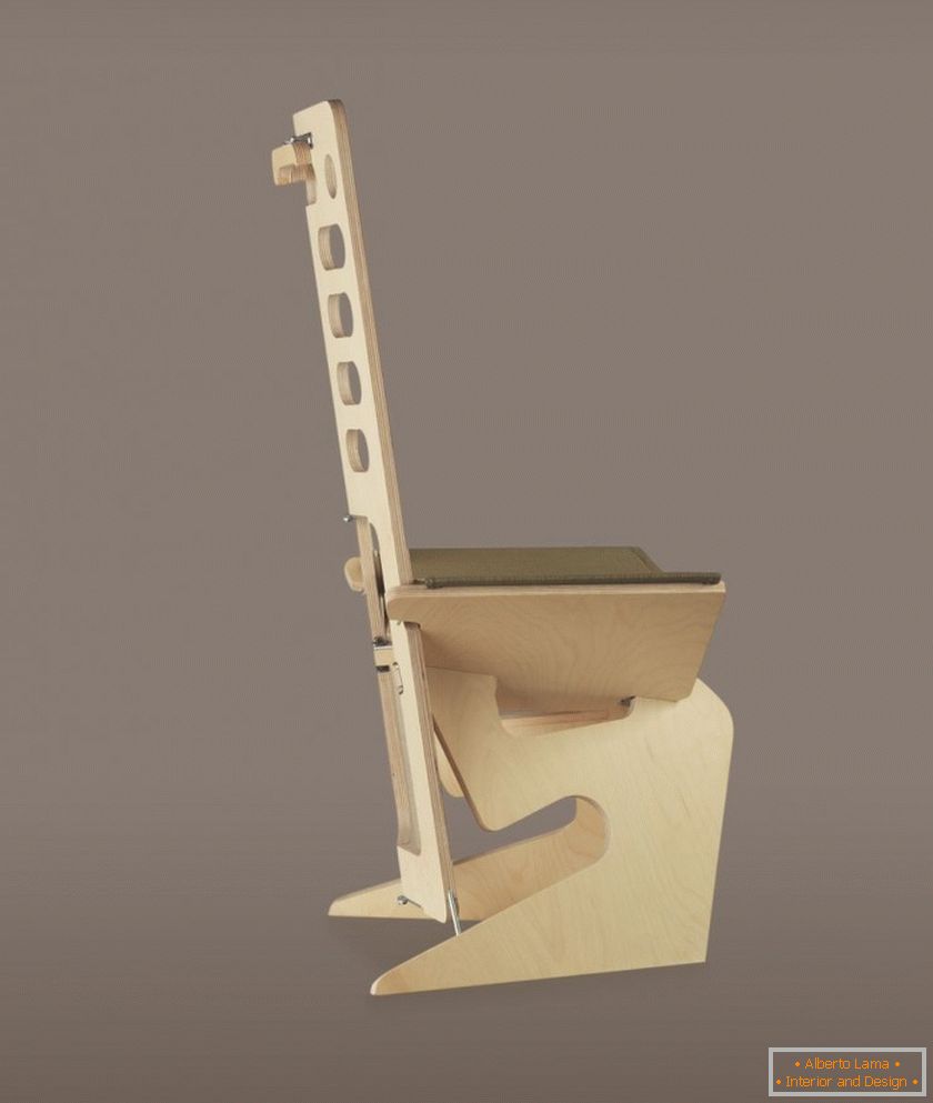 Folding chair с высокой спинкой