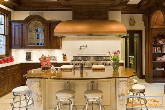 Kitchen design by Catherine Zeta-Jones and Michael Douglas