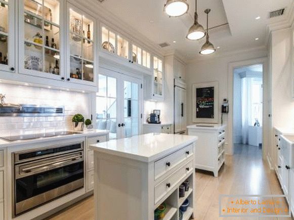 Kitchen design in the house of Celine Dion
