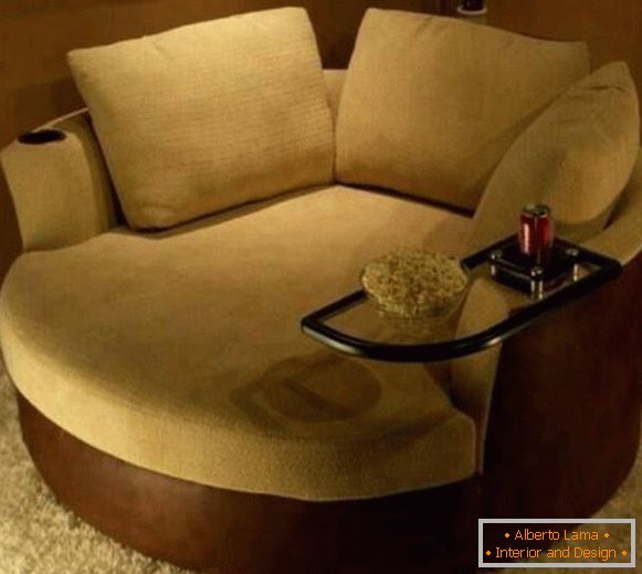 Round sofa for two
