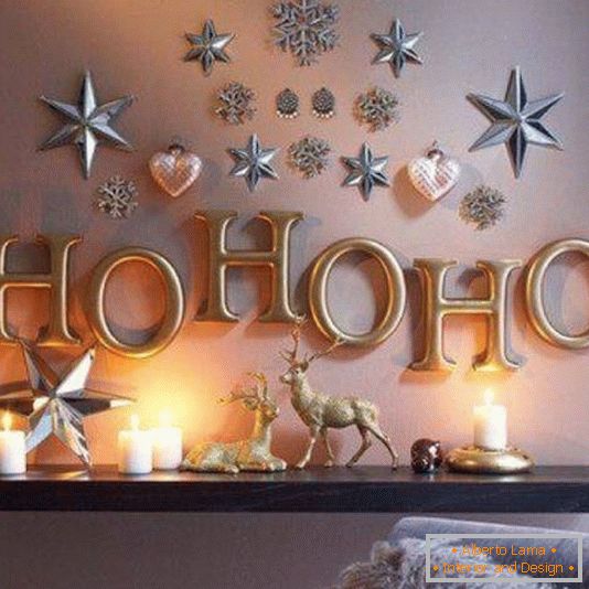 Glamorous New Year decor