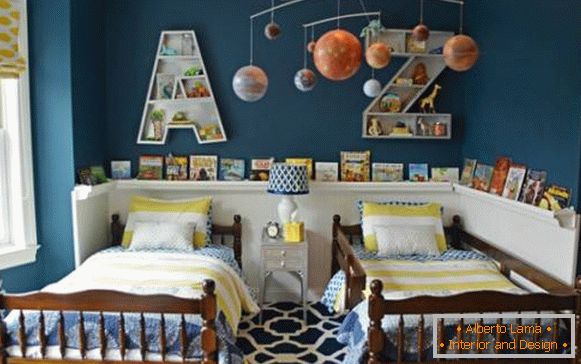 Bright and cheerful decor for children's room
