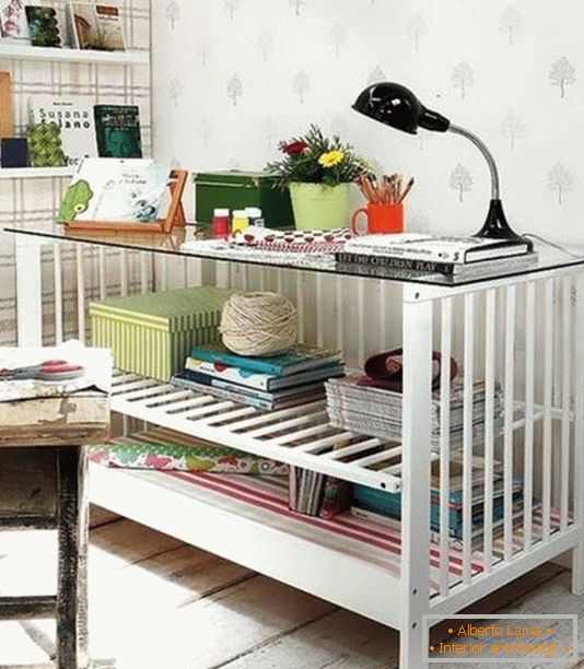 How to use an old baby cot