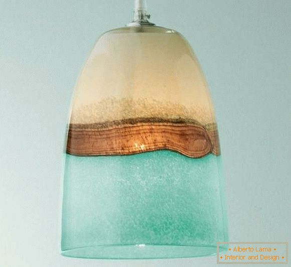 Beautiful and unusual ceiling lamp