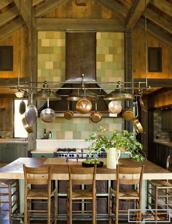 Beautiful kitchen in country style