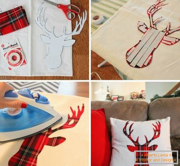 Create cushions with your own hands - 35 ideas