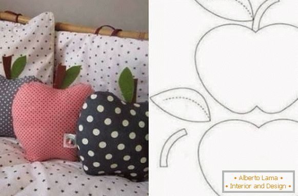 Pattern to make cushions with your own hands