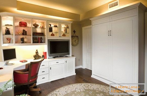 Cozy cabinet in classical style