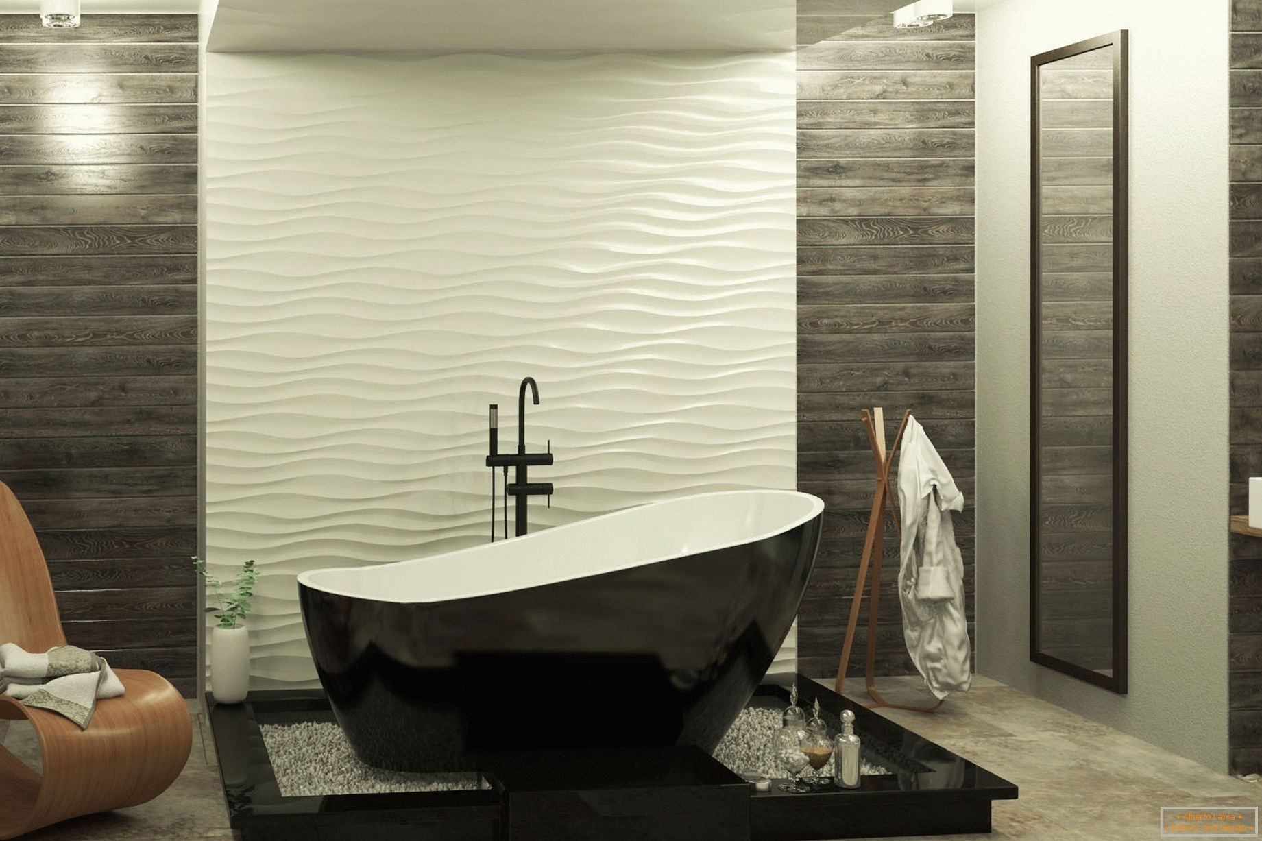 Surface panels for the bathroom