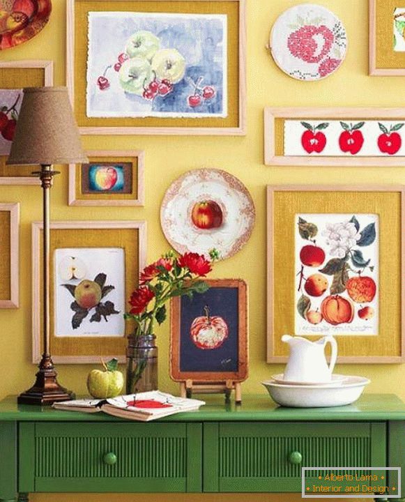 40+ ideas on how to decorate a wall in a room with your own hands