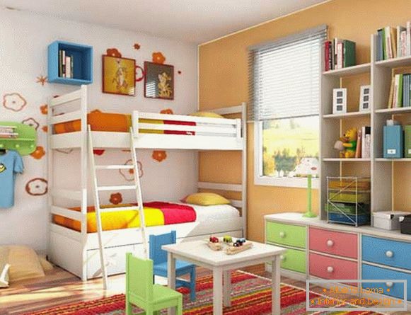 Bright colorful children's room