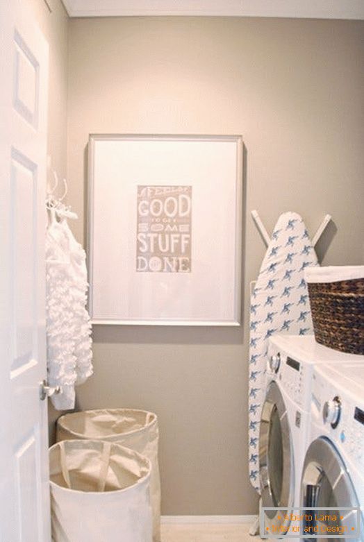 The idea of ​​storage for a small apartment: for a bathroom or a laundry