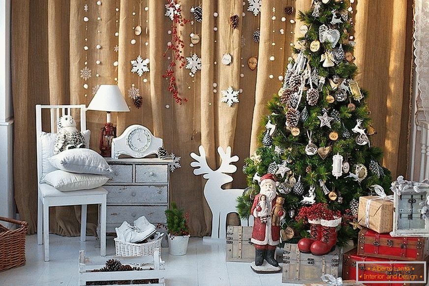 Christmas interior decoration