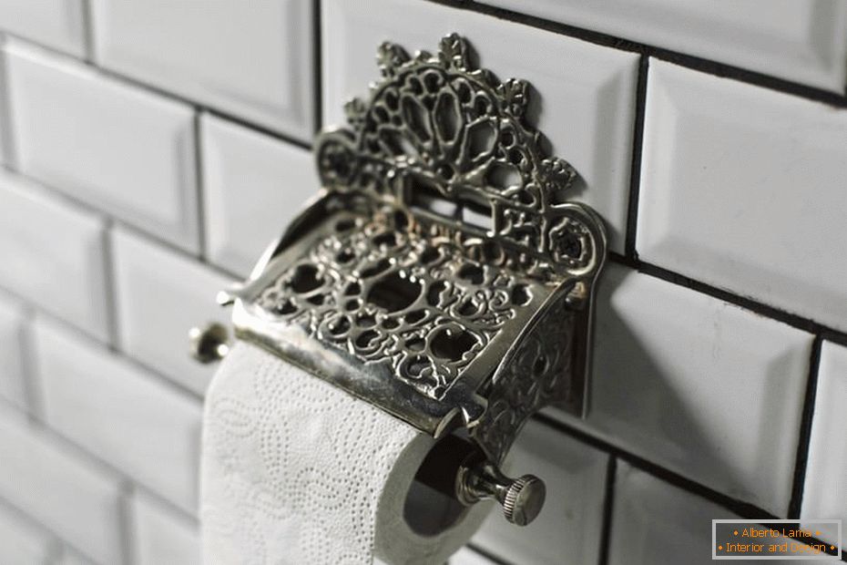 Interior of a small bathroom combined with a toilet