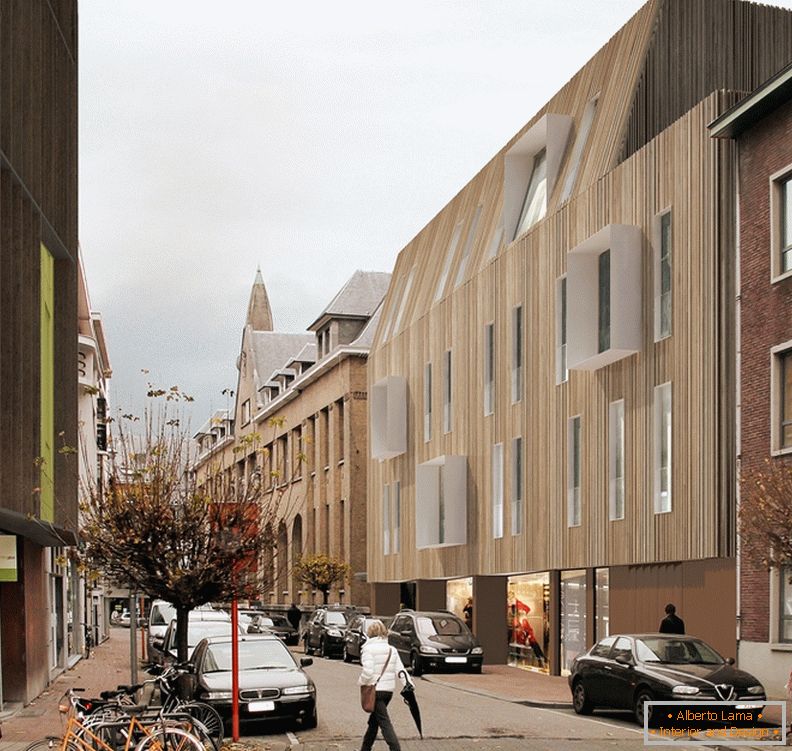 A2o Architecten, renovation of the facade of the public building in Belgium