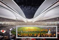 Амбициозный проект национального стадиона в Tokyo от архитектора Zaha Hadid