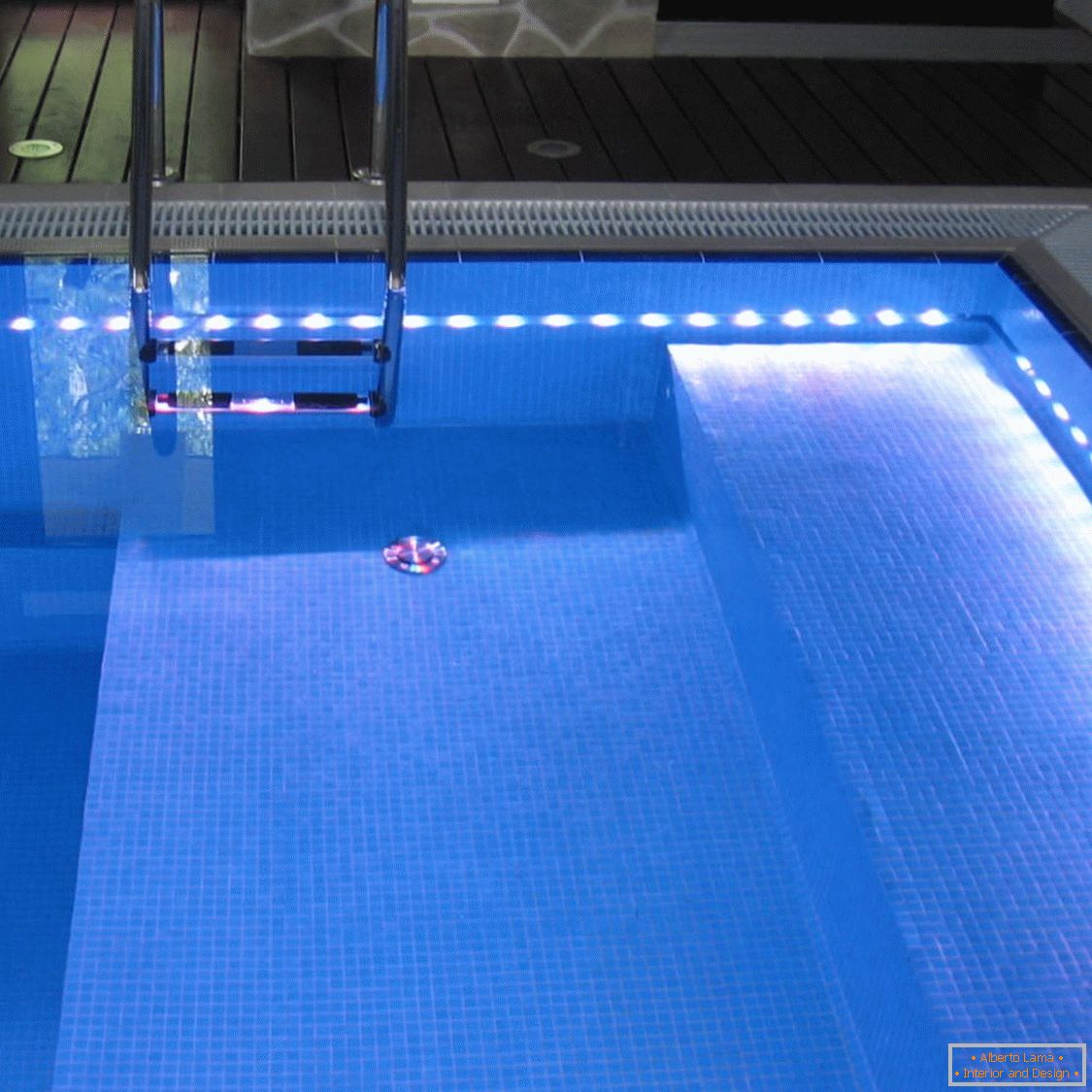 Pool with illumination
