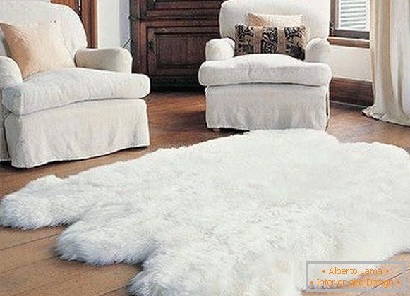 white fluffy carpet, photo 51