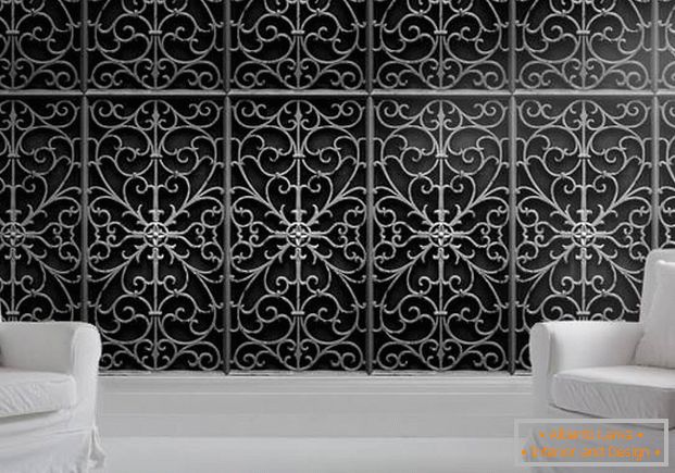 Black and white wall wallpaper from Mineheart