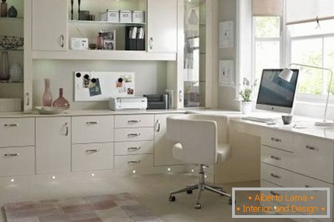 Furniture with illumination for home office