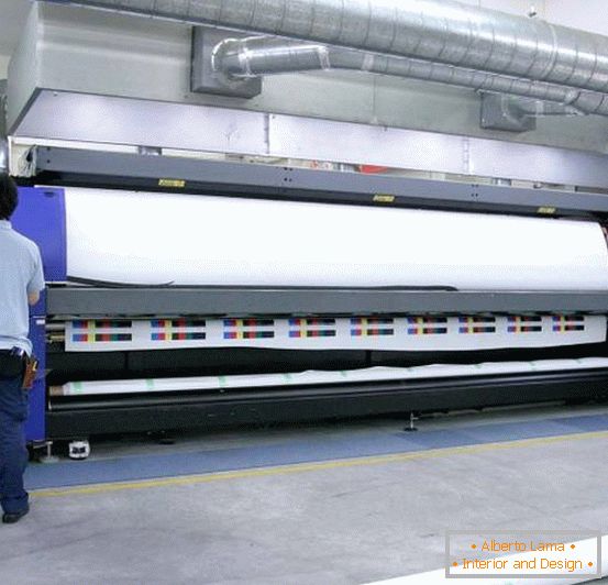 Large format printing printer