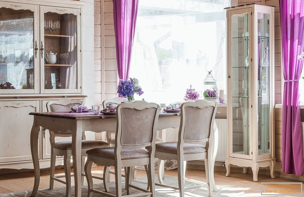 Dining room in vintage style