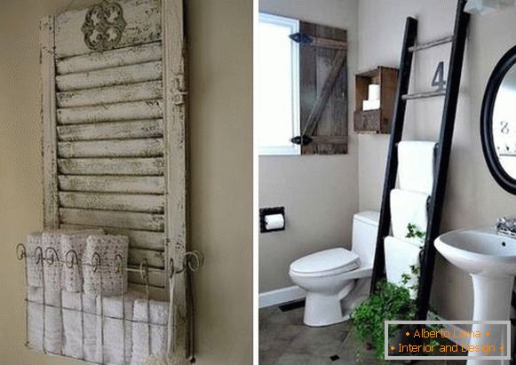Bathroom decor with own hands from old things