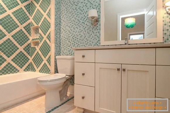 Beautiful bathroom decor with tiles - photos of the best ideas
