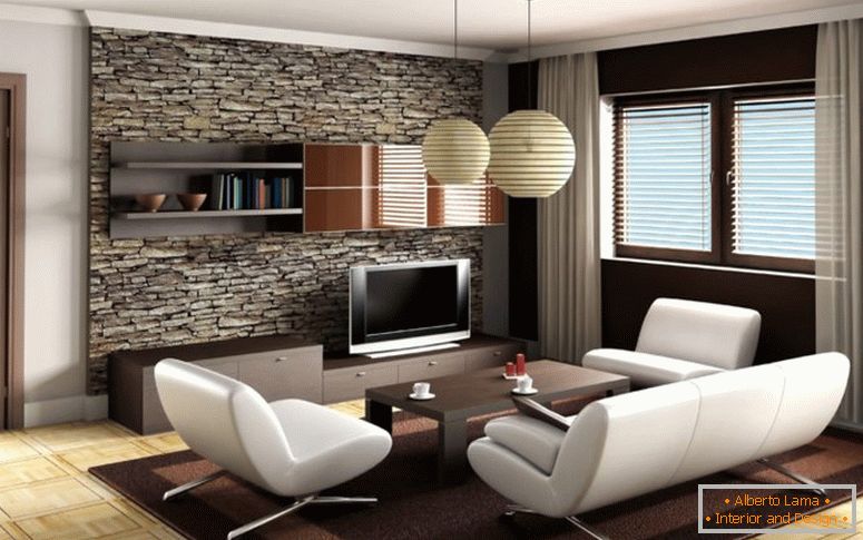 Living room with modern design