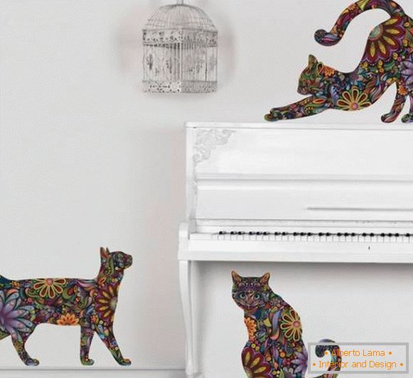 Stickers for wall decoration - kittens