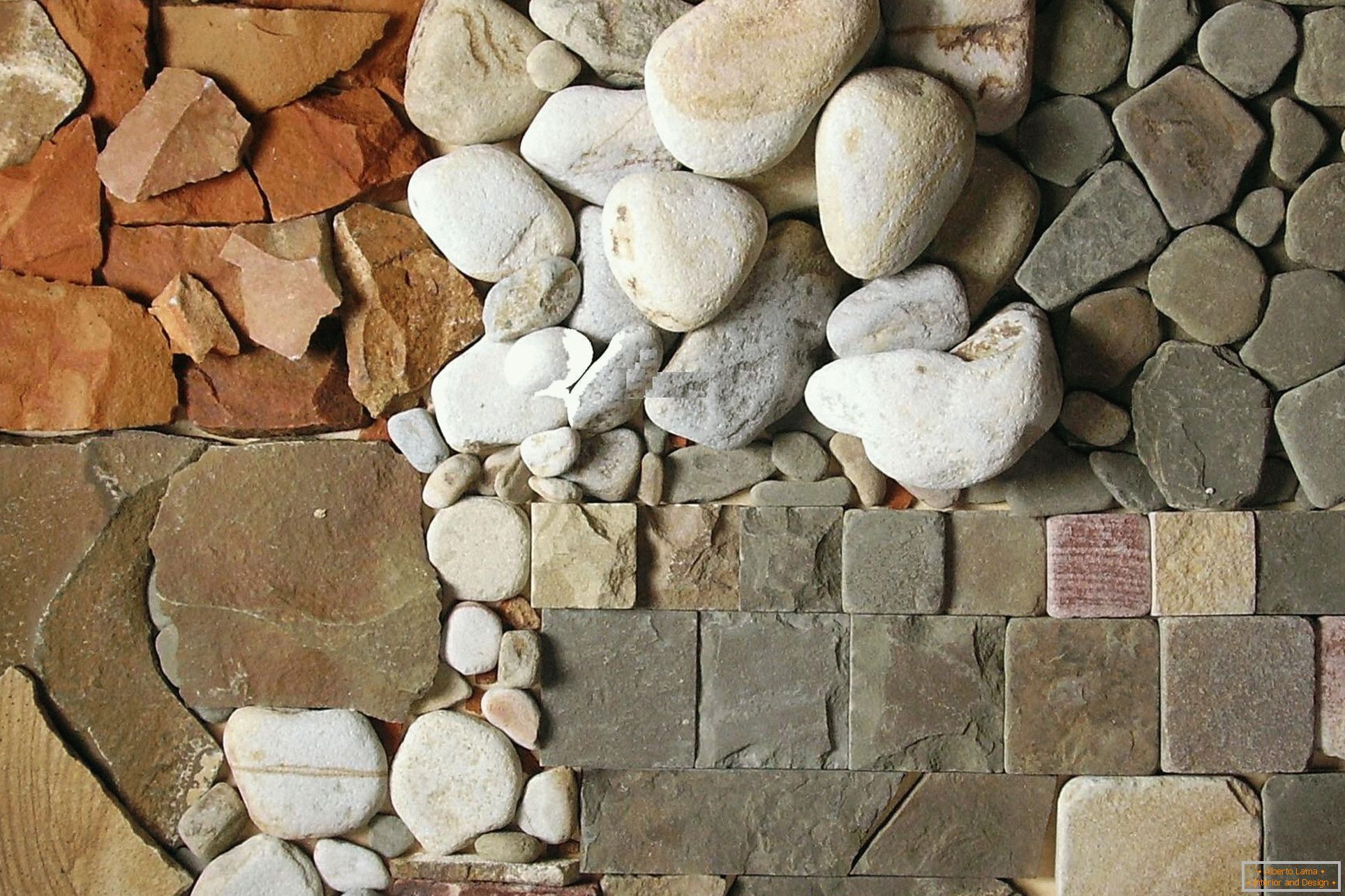 Types of stone for wall decoration 