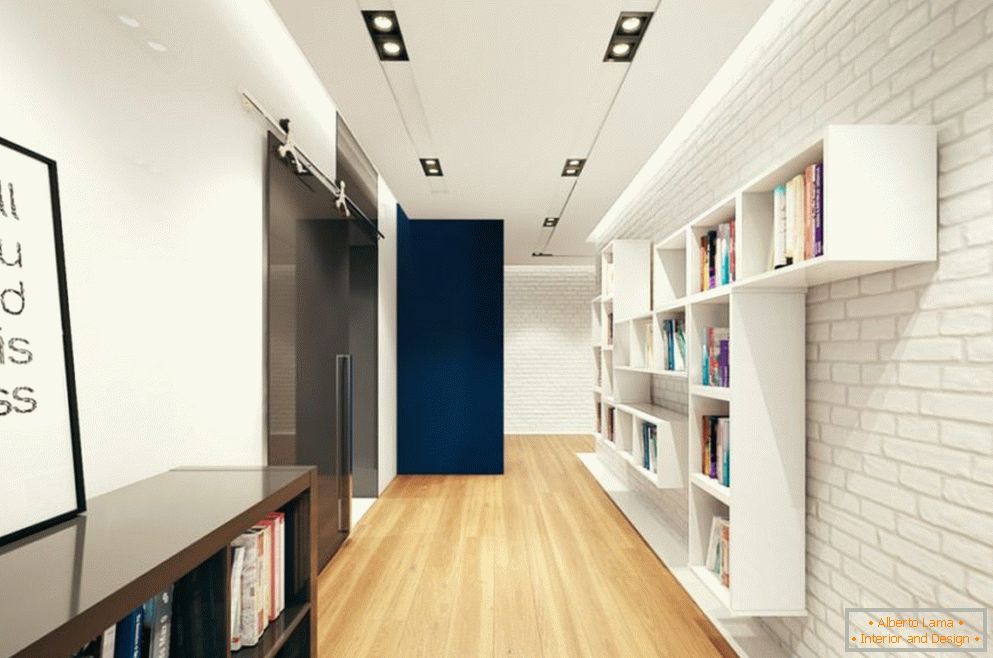 Modern design of the hallway
