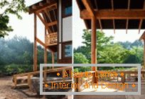 Wooden house on the hill in Geochang from the studio studio_GAON