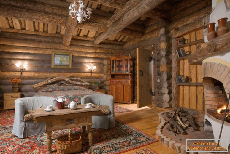 in-style Russian-country
