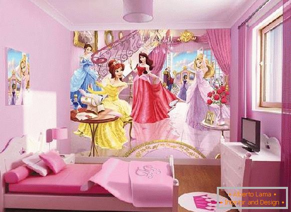 Wall-papers to a children's room for girls, photo 20