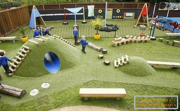 large-homemade-children's playground