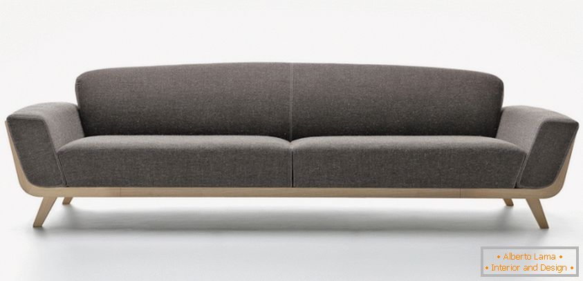 Design of a sofa in the living room