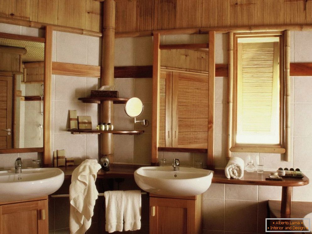 Bathroom in country style