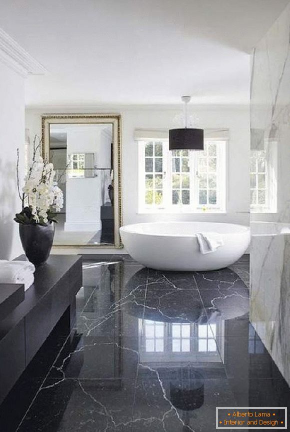 design of a large bathroom in a private house, photo 26